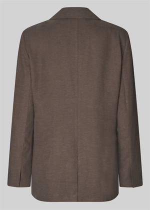 Lino new fit blazer Chocolate Brown Second Female 